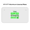 4 X 7 Aluminum License Plate  Thumbnail