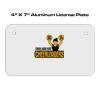 4 X 7 Aluminum License Plate  Thumbnail