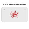 4 X 7 Aluminum License Plate  Thumbnail