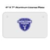 4 X 7 Aluminum License Plate  Thumbnail