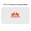 4 X 7 Aluminum License Plate  Thumbnail