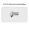 4 X 7 Aluminum License Plate  Thumbnail