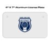 4 X 7 Aluminum License Plate  Thumbnail