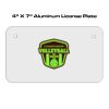 4 X 7 Aluminum License Plate  Thumbnail