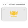 4 X 7 Aluminum License Plate  Thumbnail