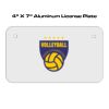 4 X 7 Aluminum License Plate  Thumbnail