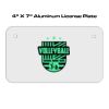 4 X 7 Aluminum License Plate  Thumbnail