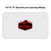 4 X 7 Aluminum License Plate  Thumbnail
