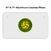 4 X 7 Aluminum License Plate  Thumbnail