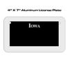 4 X 7 Aluminum License Plate  Thumbnail
