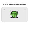 4 X 7 Aluminum License Plate  Thumbnail