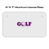 4 X 7 Aluminum License Plate  Thumbnail
