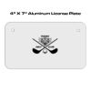 4 X 7 Aluminum License Plate  Thumbnail