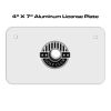 4 X 7 Aluminum License Plate  Thumbnail