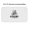 4 X 7 Aluminum License Plate  Thumbnail