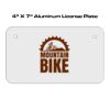 4 X 7 Aluminum License Plate  Thumbnail