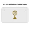 4 X 7 Aluminum License Plate  Thumbnail