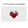 4 X 7 Aluminum License Plate  Thumbnail
