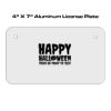 4 X 7 Aluminum License Plate  Thumbnail
