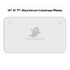 4 X 7 Aluminum License Plate  Thumbnail