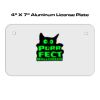 4 X 7 Aluminum License Plate  Thumbnail
