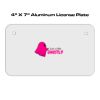 4 X 7 Aluminum License Plate  Thumbnail
