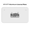 4 X 7 Aluminum License Plate  Thumbnail