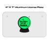 4 X 7 Aluminum License Plate  Thumbnail