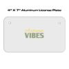 4 X 7 Aluminum License Plate  Thumbnail