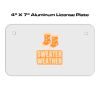 4 X 7 Aluminum License Plate  Thumbnail