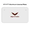 4 X 7 Aluminum License Plate  Thumbnail