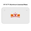 4 X 7 Aluminum License Plate  Thumbnail