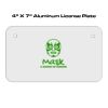 4 X 7 Aluminum License Plate  Thumbnail