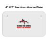 4 X 7 Aluminum License Plate  Thumbnail