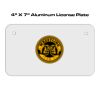 4 X 7 Aluminum License Plate  Thumbnail