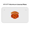 4 X 7 Aluminum License Plate  Thumbnail