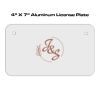 4 X 7 Aluminum License Plate  Thumbnail
