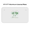 4 X 7 Aluminum License Plate  Thumbnail