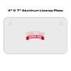4 X 7 Aluminum License Plate  Thumbnail