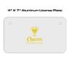 4 X 7 Aluminum License Plate  Thumbnail