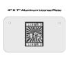 4 X 7 Aluminum License Plate  Thumbnail
