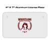 4 X 7 Aluminum License Plate  Thumbnail