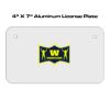 4 X 7 Aluminum License Plate  Thumbnail