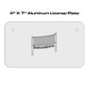 4 X 7 Aluminum License Plate  Thumbnail