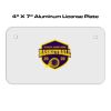 4 X 7 Aluminum License Plate  Thumbnail