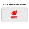 4 X 7 Aluminum License Plate  Thumbnail