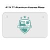 4 X 7 Aluminum License Plate  Thumbnail