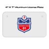 4 X 7 Aluminum License Plate  Thumbnail