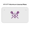 4 X 7 Aluminum License Plate  Thumbnail
