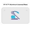 4 X 7 Aluminum License Plate  Thumbnail